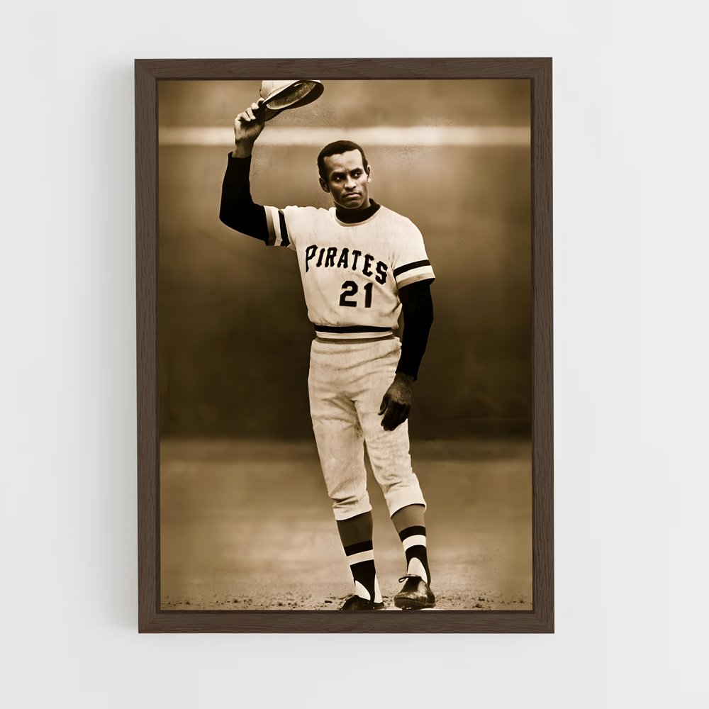 Poster Roberto clemente – affiche Baseball (vue 5)